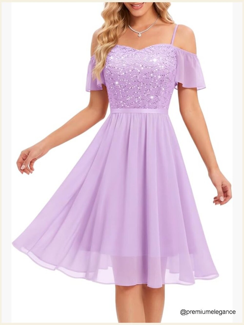 Sparkly Sequin Cocktail Dress for Teens Women Wedding Guest Prom